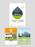 イカリファームパネル＋3つ折りパンフ
